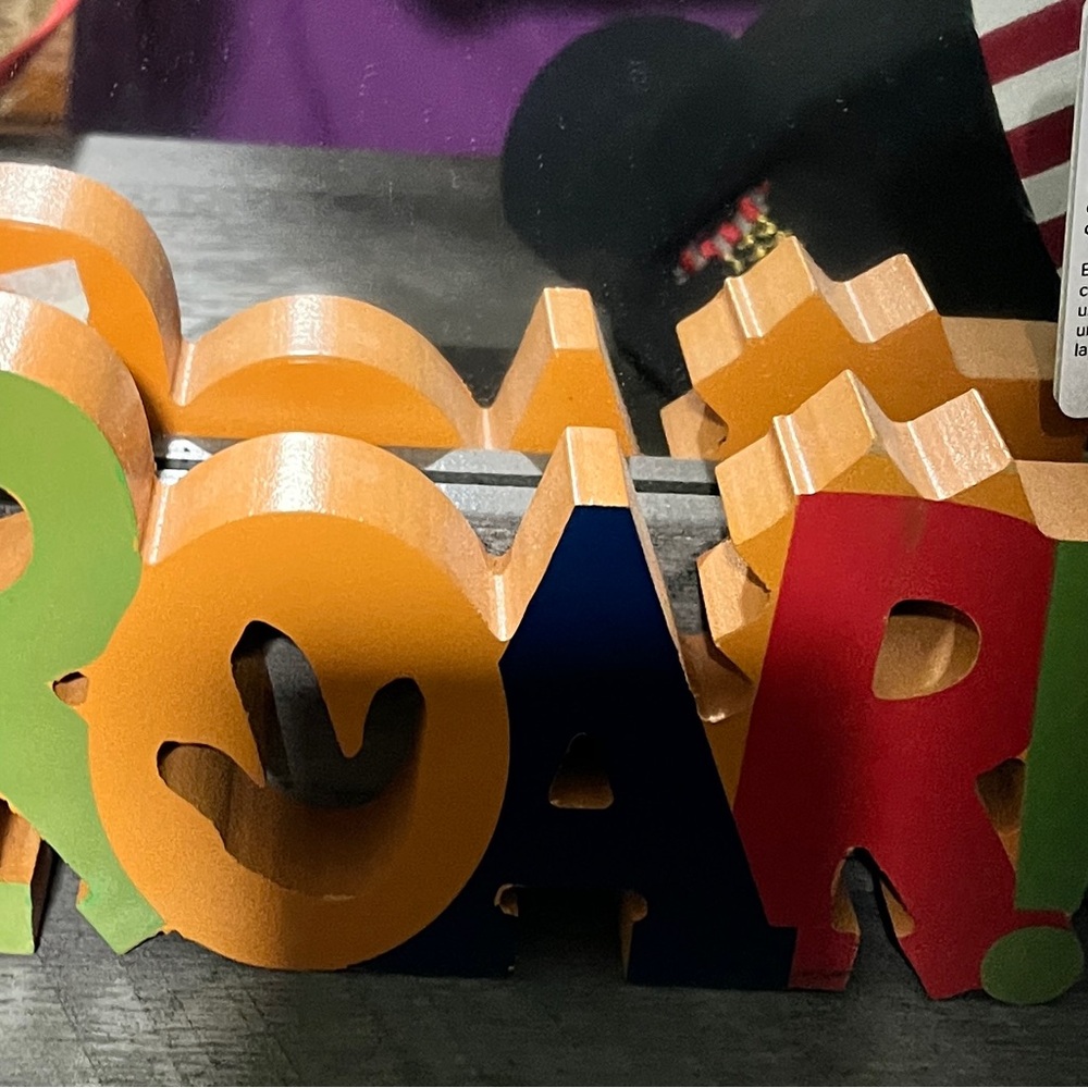 Colorful ROAR Decorative Letters
